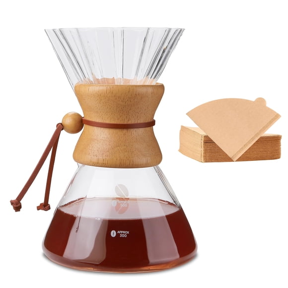 Cafetera Polydremio 550 ml de vidrio + filtros