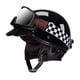 thumbnail image 4 of Casco De Scooter Cómodo Y Transpirable Accesorios De Ciclismo Casco De Moto Negro Brillante, 4 of 5