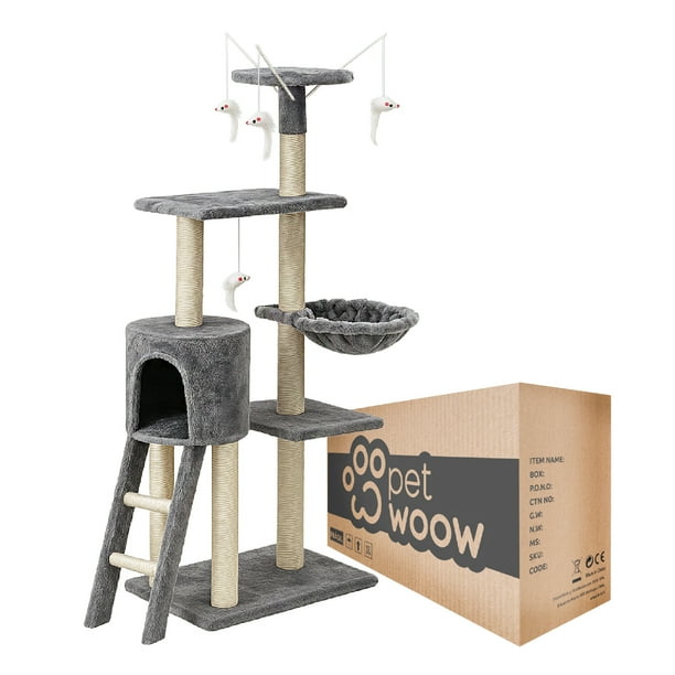 Rascador Para Gatos Con Hamaca 135x55x36 Lider