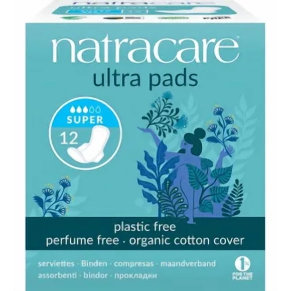 Natracare Toalla Higiénica Ultra Súper 12 Uds Orgánica