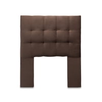 Espumaquel - Respaldo 1 Plaza Felpa Chocolate Cp Alice