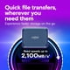 thumbnail image 3 of SSD portátil Crucial X10 de 4 TB USB 3.2 USB-C 2.100 MB/s, azul, 3 of 6