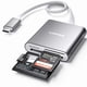 thumbnail image 1 of Lector de tarjetas SD USB C Unitek de 3 ranuras USB 3.0 tipo C - Gris, 1 of 8