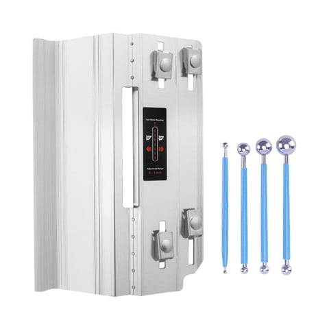 Magideal - Cortadora De Azulejos Con Chaflán De Aleación De Aluminio, Dispositivo Para Cortar Esquinas De Metal, Corte De Chaflán De Escritorio Con 4 Bolas De Co