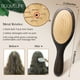 thumbnail image 3 of Steel Hair Brush Women Custom Name Wood Hair Brush Metal Stainless Pin Hairbrush Head Scalp Massage Comb Brosse Cheveux Femme, 3 of 3