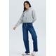 thumbnail image 4 of Polerón Mujer Zipper Crop Gris Melange, 4 of 4