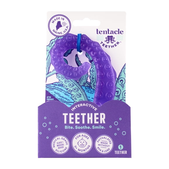 Mordedor Teether Tentacle fabricado en silicona de grado médico de EE. UU.