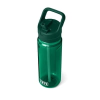 Botella De Agua Yeti Yonder De 750 Ml Con Tapa De Pajita, Color Negro Y Verde Bosque