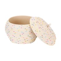 Bothyi - Cesta De Almacenamiento Lindo Organizador De Escritorio Para Artículos Diversos Ropa Sala De Estar Larga