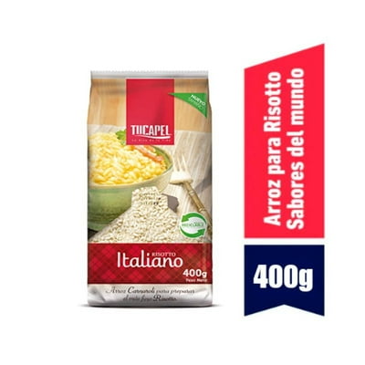 Arroz Grado 1 Risotto Italiano Bolsa 400 G Tucapel