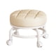 thumbnail image 5 of Taburete giratorio de 360 degree, asiento de trabajo portátil, silla baja con ruedas silenciosas para cocina casera , beige, 5 of 5