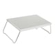 thumbnail image 3 of Mesa plegable para acampar, escritorio plegable portátil, escritorio exterior multifuncional de aleación de aluminio para acampar en el patio trasero, Plata, 3 of 5