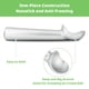thumbnail image 4 of Cuchara para helado LiFHap de aluminio antiadherente de 7 pulgadas, plateada, 4 of 7