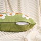thumbnail image 3 of REGALWOVEN Paquete de 2 Fundas de Cojín Decorativas Suaves de Terciopelo Bordado con Flores Fundas de Almohada de Estilo Rústico para Sofá Dormitorio Coche Verde 18" x 18", 3 of 7