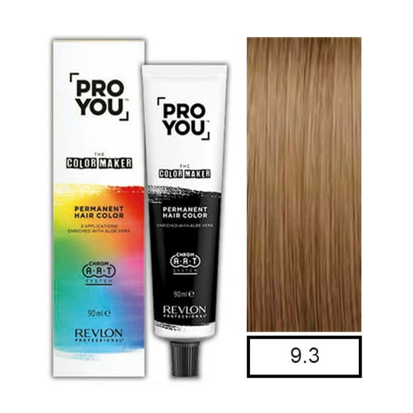 Tintura 9.3 Pro You Rubio Muy Claro Dorado 90ml mas oxidante