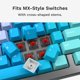 thumbnail image 5 of Keycaps Glorious GPBT Daydream Gradient, 5 of 7