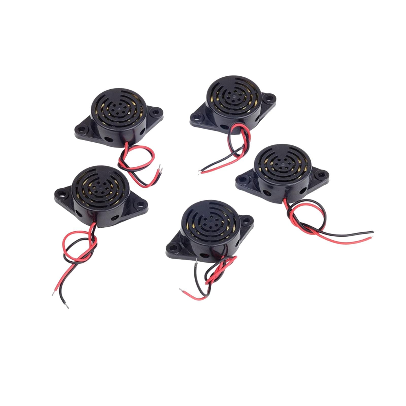 Ioensy - 5x Active Piezo Buzzer Sfm-27 Sirena De Alarma Para Vehículos De Circuitos Físicos