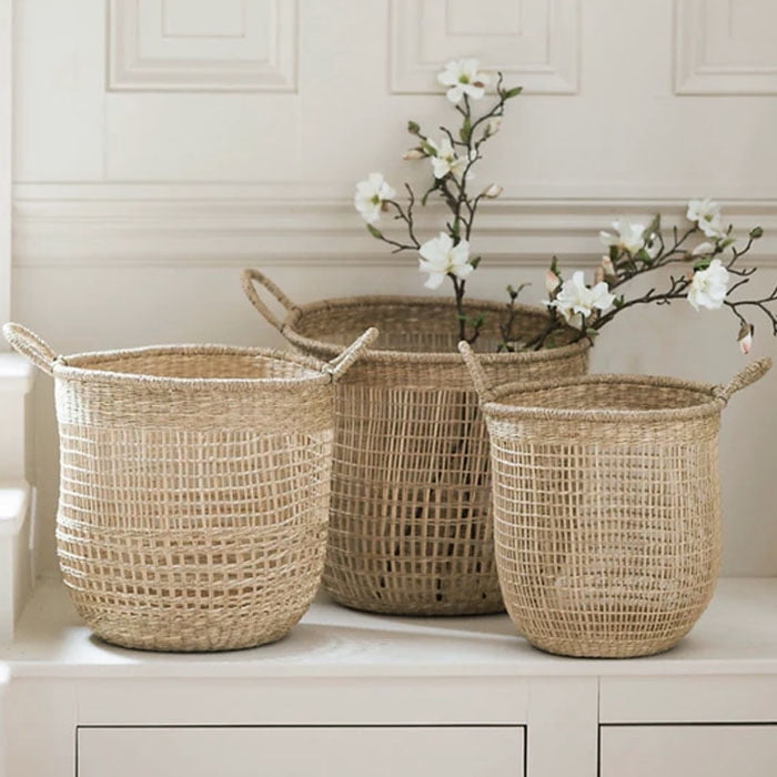 Bric - Canastos Fibras Naturales Para Almacenamiento