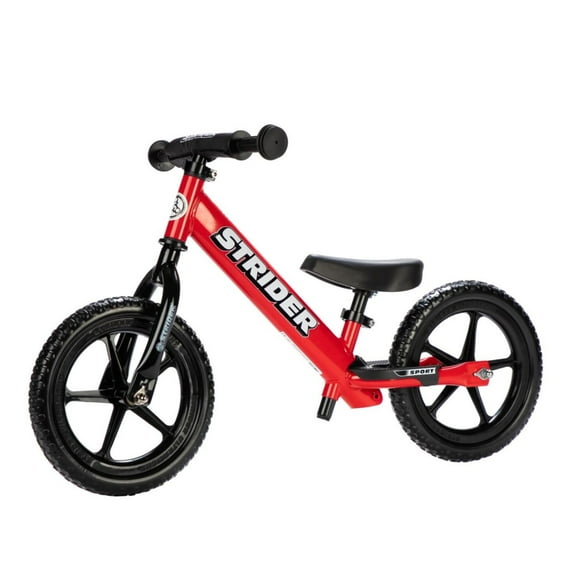 Bicicleta de balance STRIDER 12 SPORT roja para niños