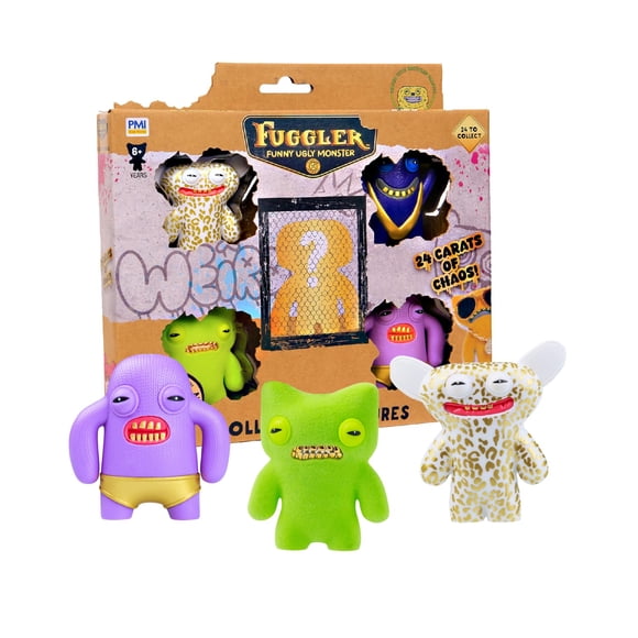 Figuras Coleccionables Fuggler Gold Edition Paquete De 5