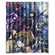 thumbnail image 1 of Cortina de ducha de dibujos animados de Akame Ga Kill Night Raid con una linda chica encantadora, juego de cortinas de baño con ganchos, tamaño 60 x 72 pulgadas, 1 of 3