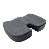 Maxcare - Cojín Ortopédico Coxis Asiento Ergonométrico 44.5*36*6.8 Negro