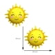 thumbnail image 2 of Globo OHLIGEI 76 cm Sol de Foil - Pack de 5, 2 of 3