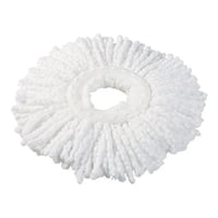 Crusec - Pack 5 Repuestos Cabezal Mopa Giratoria 360 Trapeador Blanco