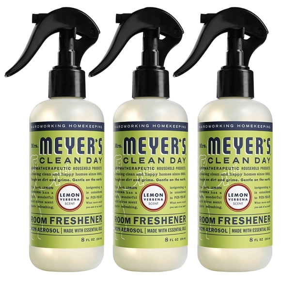 Espray ambientador MRS. MEYER'S CLEAN DAY, verbena y limón, 240 ml, paquete de 3