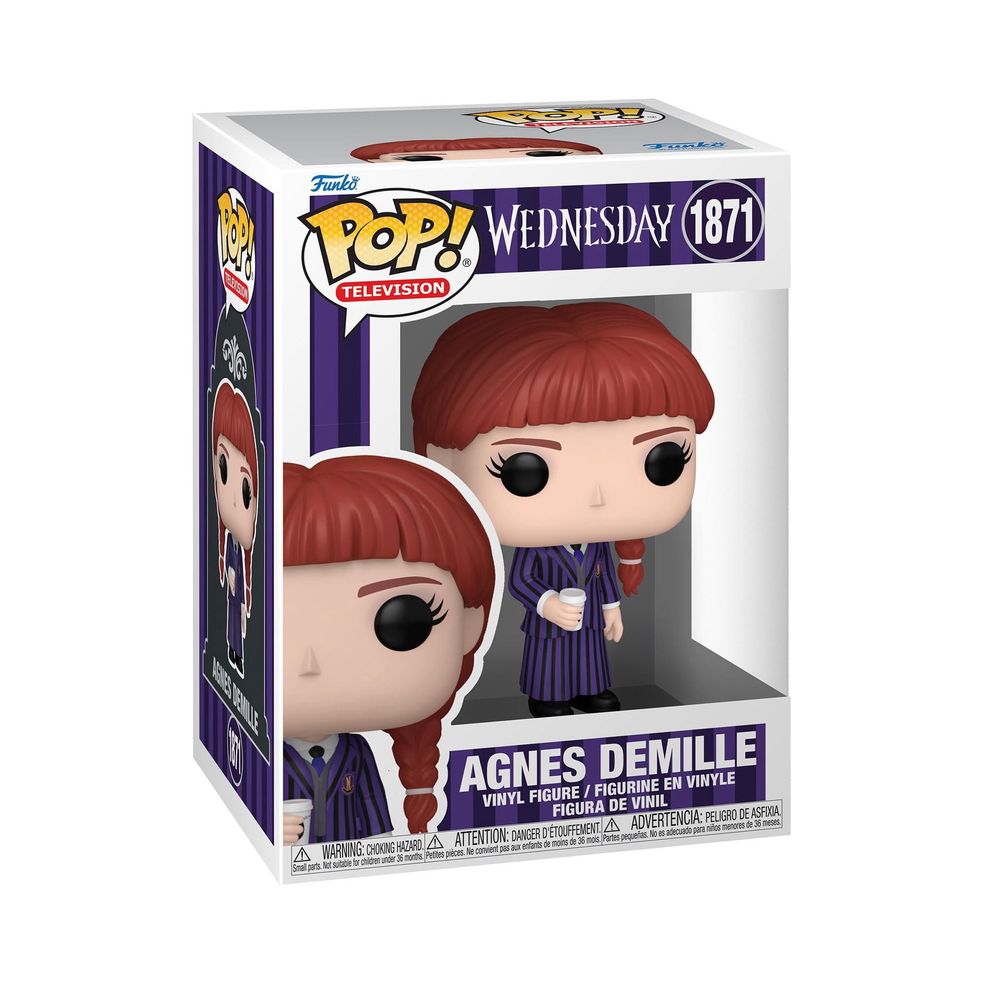 Figura De Vinilo Coleccionable Funko Pop! Miércoles De Televisión, Agnes Demille