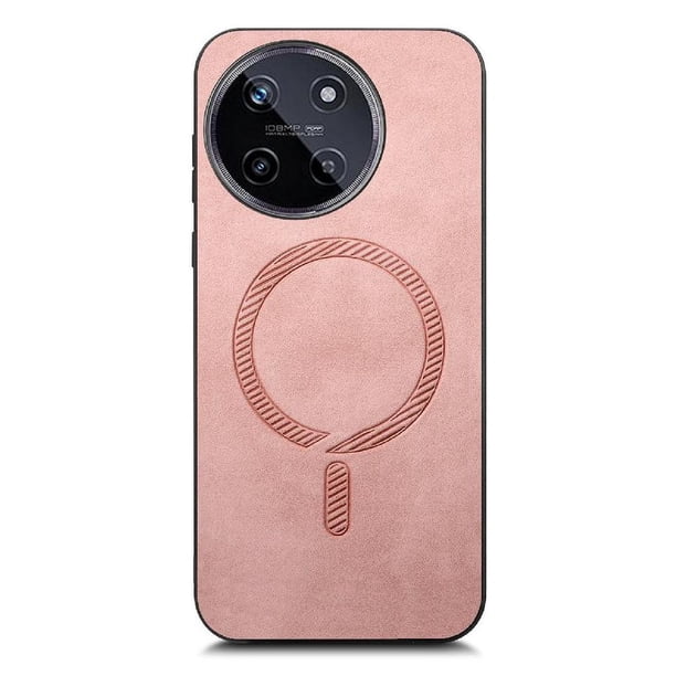 Magnetic Slim Case for Realme 11 4G with Camera Guard & Anti-Scratch Back Pink