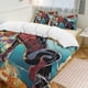 thumbnail image 3 of Spider-Man vs. Green Goblin 3 Piece Sets Full/Queen Size - Reversible Microfiber Quilts with 2 Shams Soft Lightweight Bedspread Coverlet Comforter for All Season Bed Sheets, 3 of 5