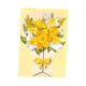 thumbnail image 5 of Ramos Tarjetas De Felicitación Tarjeta De Felicitación 3D Para Año Nuevo Compromiso De San Valentín Amarillo Claro, 5 of 5
