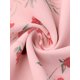 thumbnail image 5 of INSPIRE CHIC Falda Midi Floral de Cintura Alta con Línea A y Largo a la Rodilla para Mujer, Regreso a Clases, Rosa Claro M, 5 of 6