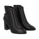 thumbnail image 5 of Botin Casual Mujer Negro/Plata Taco Medio Tini Police, 5 of 5