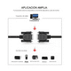 thumbnail image 3 of 2m Cable Extension Serial Db9 Machohembra Rs232, 3 of 4