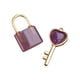 thumbnail image 2 of Juego De Colgante De Collar Con Llave De Pareja, Llave En Forma De Corazón Para Viajes En La Calle, Cumplea?os, Color Morado, 2 of 5