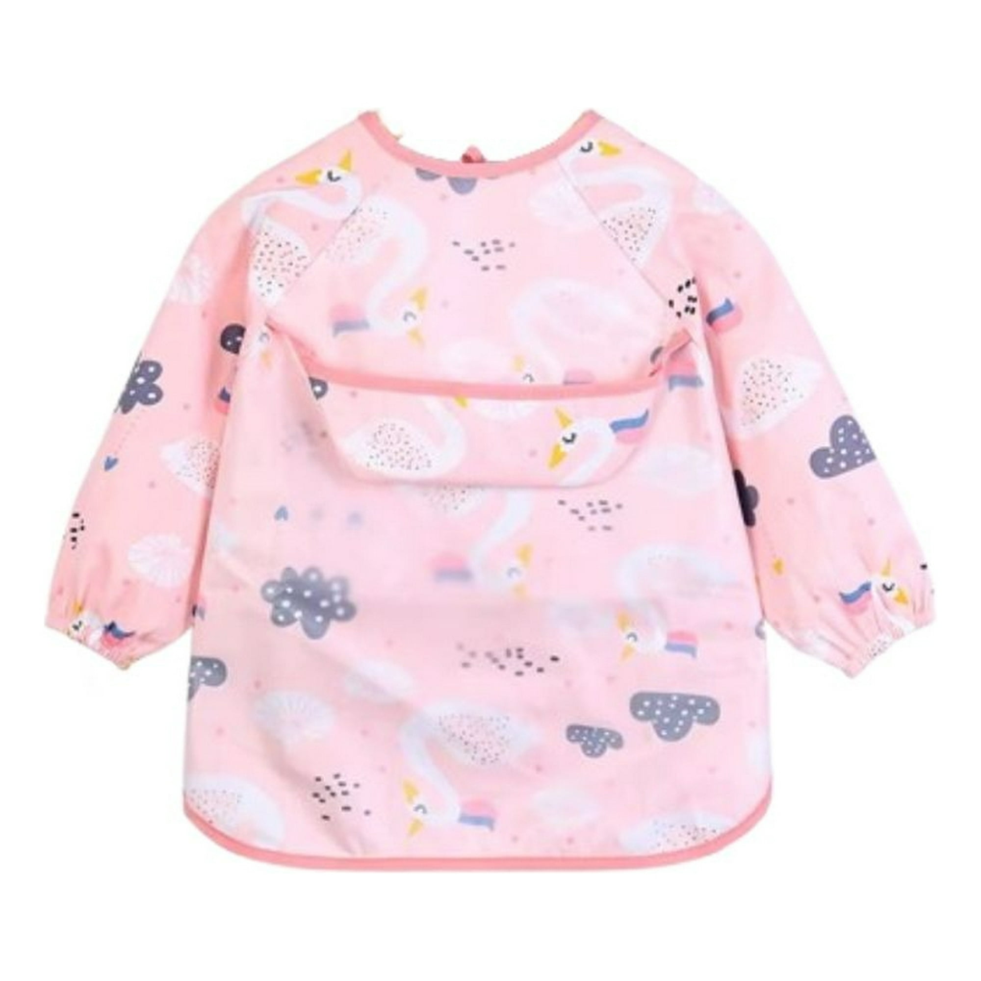 Genérico - Set 2 Baberos Con Mangas Impermeable Pintura Niño Niño Lau