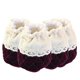 thumbnail image 4 of 4 piezas antideslizante silla pierna protectores de piso gorras calcetines de tela púrpura oscuro, 4 of 5