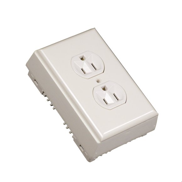 Funda de gestión de cables Wiremold NM2-D NM2-D Raceway Ivory