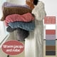 thumbnail image 4 of Bata de baño larga de felpa para mujer, suave, con botones, de forro polar, cálida, para invierno, con bolsillos, 4 of 5