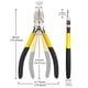 thumbnail image 2 of Cortador de alambre BOOSDEN, cortadores laterales de 16,5 cm para hacer joyas, 2 of 8