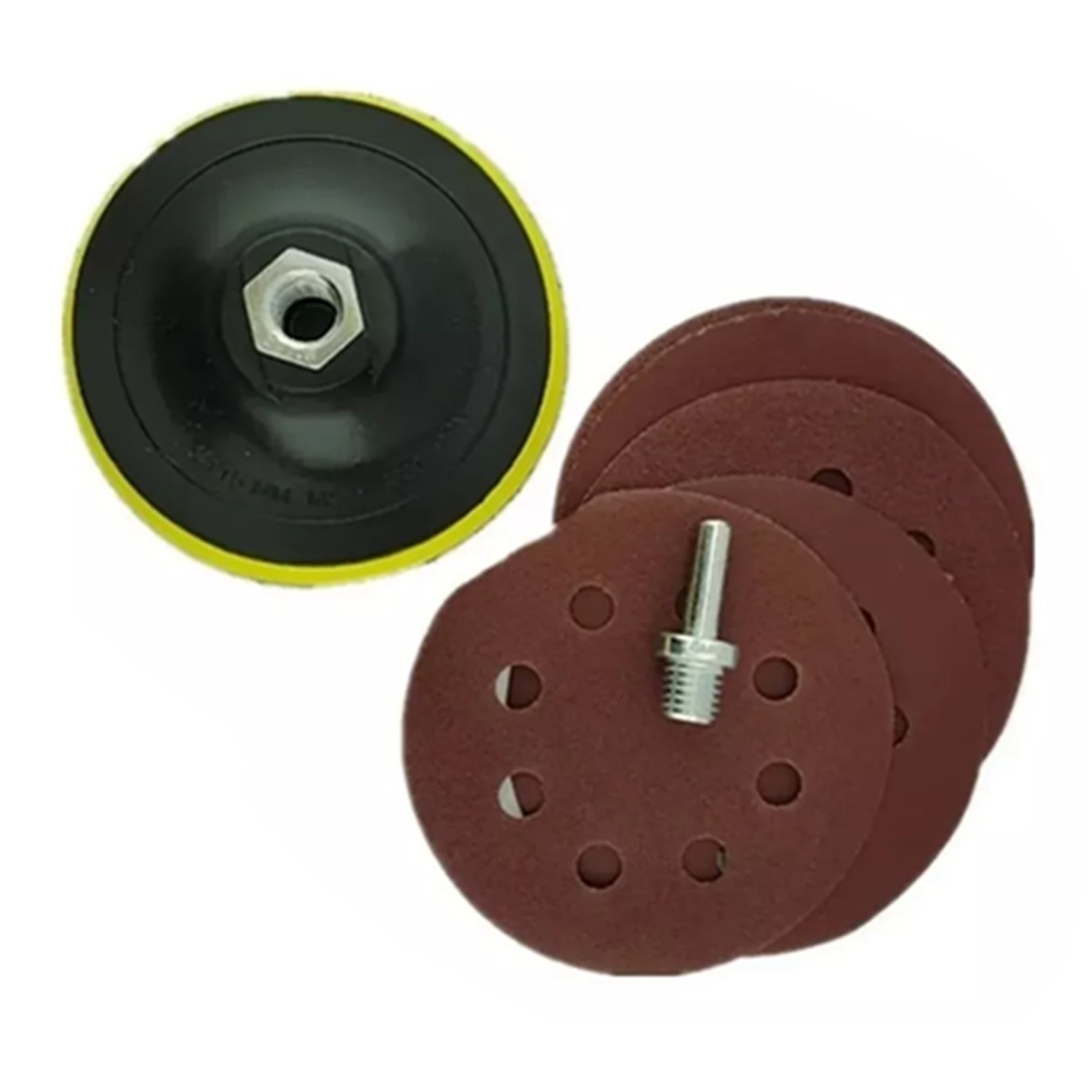 Kit Accesorios Para Pulir 115mm 4 1/2 Con Adaptador Toolmak