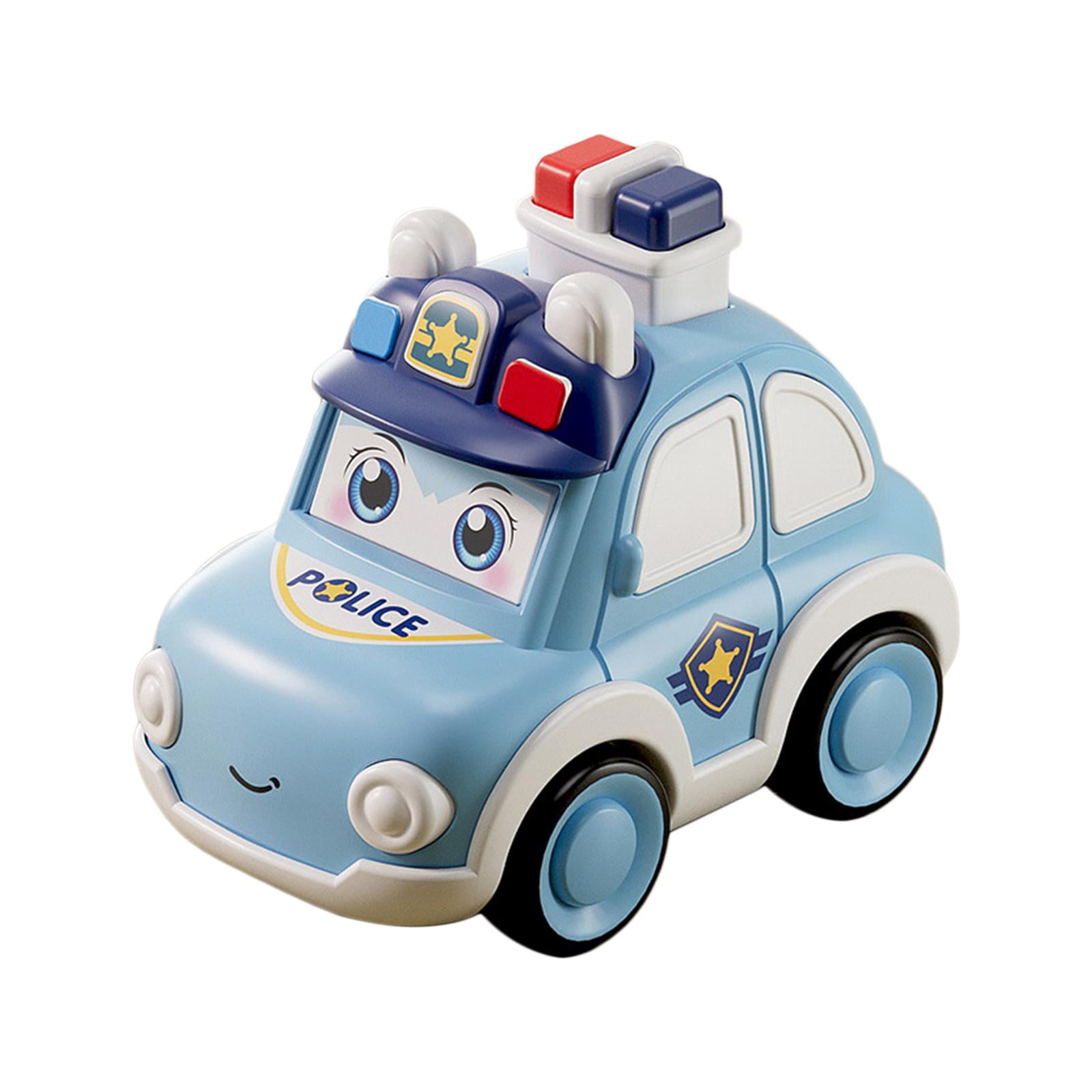 Bothyi - Coche Press And Go, Vehículos Bonitos Y Duraderos, Juguetes Para Niños De Guardería, Coche De Policía Preescolar