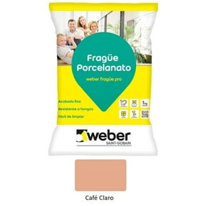 Weber - Fragüe Porcelanato 1Kg Café Claro