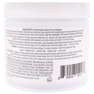 Now Beauty - Mascarilla Capilar Sin Acondicionamiento Profundo Amarilla De Para Unisex - Masque