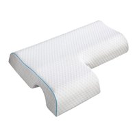 Bothyi - Almohada De Pareja Con Brazos Arqueados Para Aniversario, San Valentín, Hogar, Borde Azul Derecho