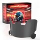 thumbnail image 1 of Visera para casco de fútbol americano OYMLANX negra tintada con ganchos y tornillos, 1 of 7