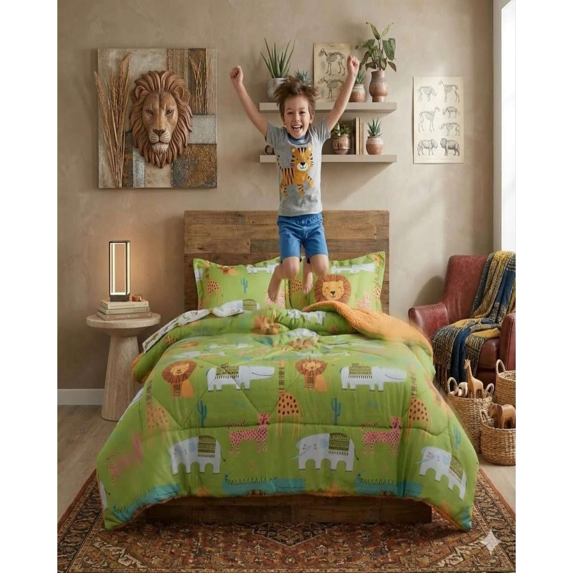 Myl Todo Hogar - Plumón Plaza Y Media Con Chiporro Sherpa Kids Deluxe