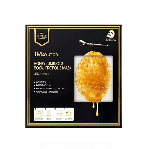 Jmsolution - Honey Luminous Royal Propolis Mask (5Pc)